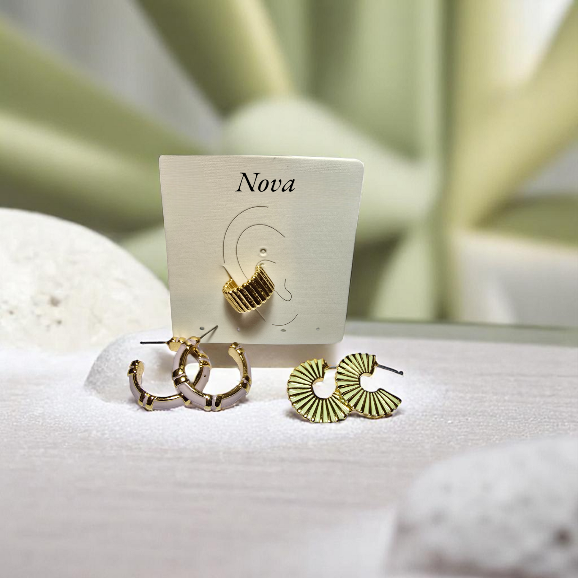 Set de collar con aretes de corazón a juego